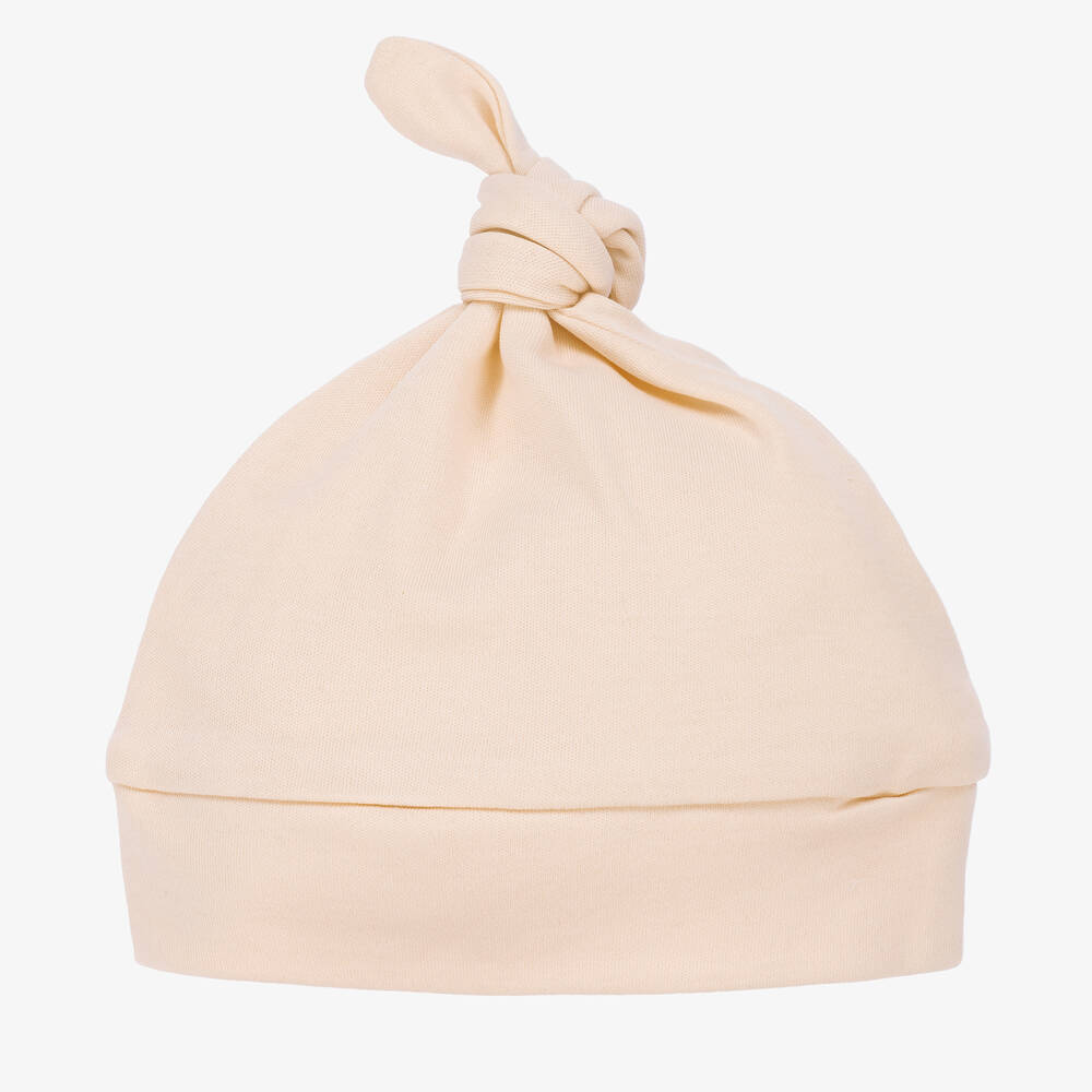 بامبو بيبي-قبعة قطن عضوي لون زهري للمولودات | Childrensalon Outlet