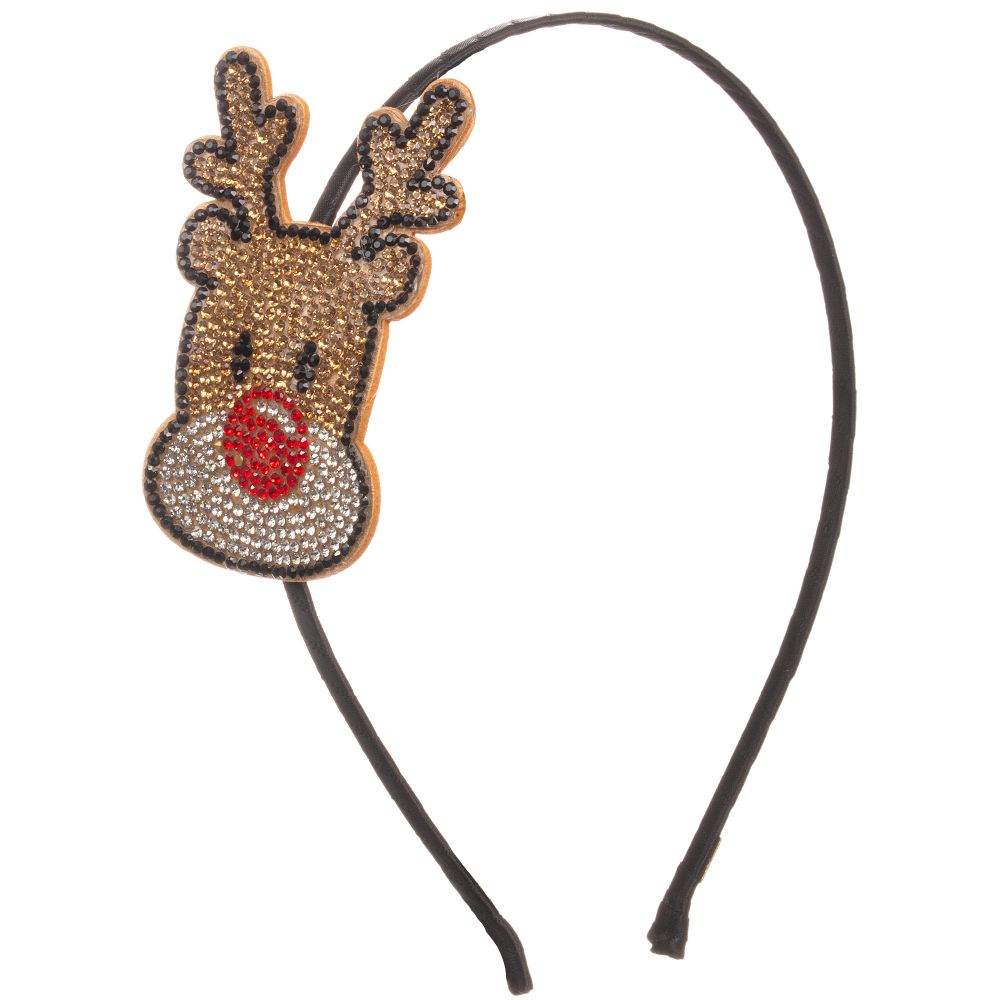 Bari Lynn - Crystal Reindeer Hairband | Childrensalon