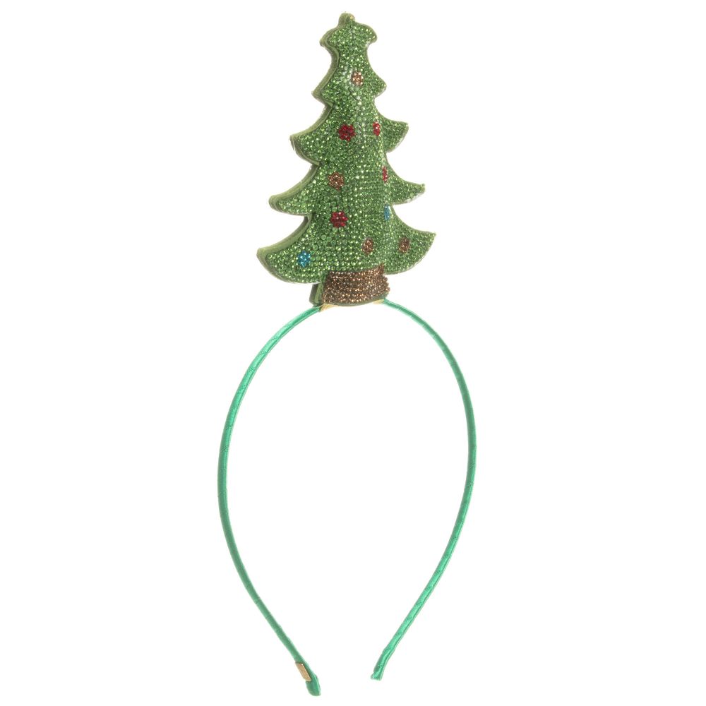 Bari Lynn-Green Christmas Tree Hairband | Childrensalon Outlet