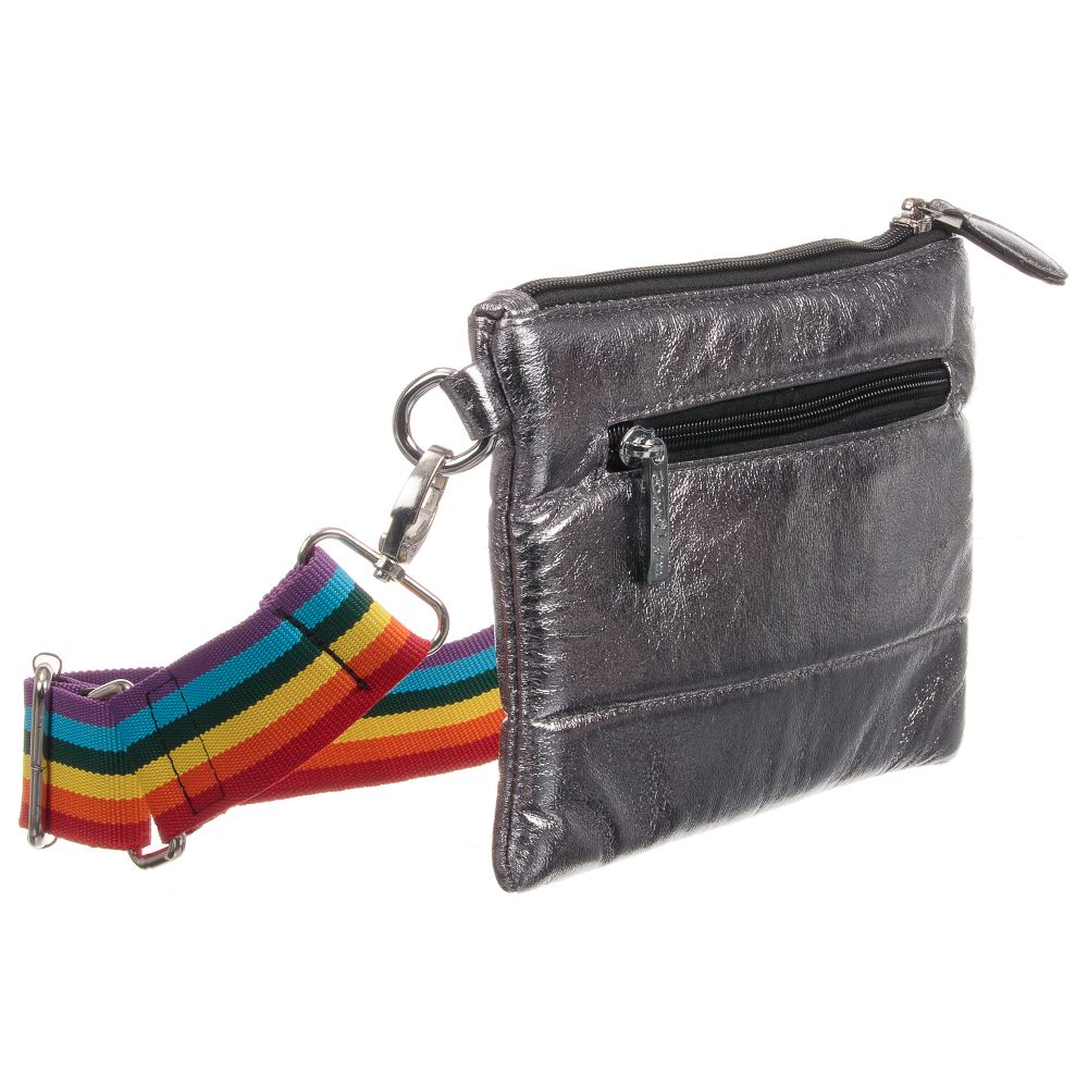 Bari Lynn-Поясная сумка серебристого цвета (22 см) | Childrensalon Outlet