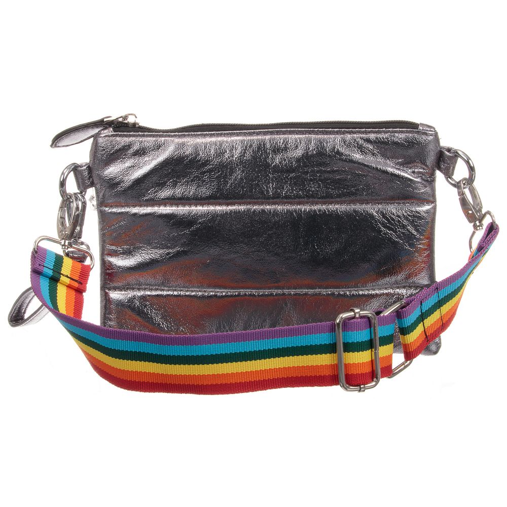 Bari Lynn-Поясная сумка серебристого цвета (22 см) | Childrensalon Outlet