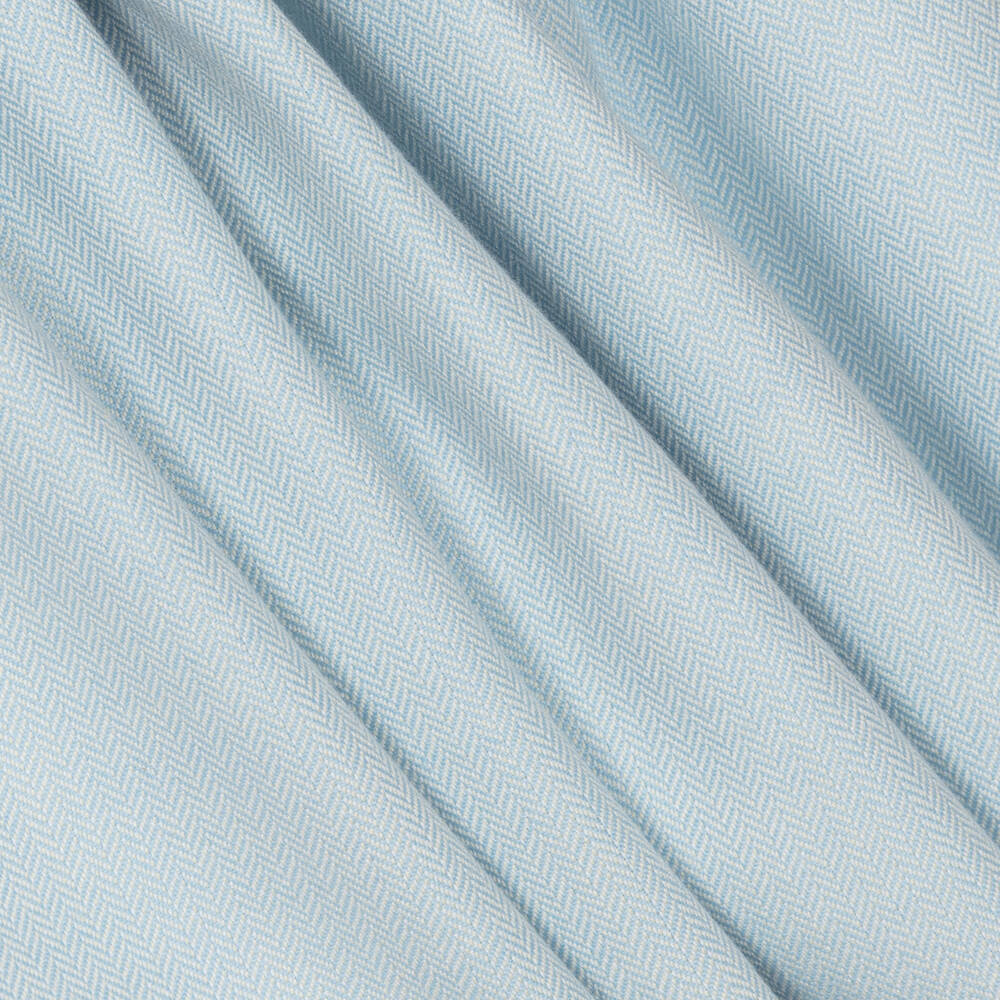 Beatrice & George-Baby Girls Blue Smocked Viscose Dress | Childrensalon Outlet