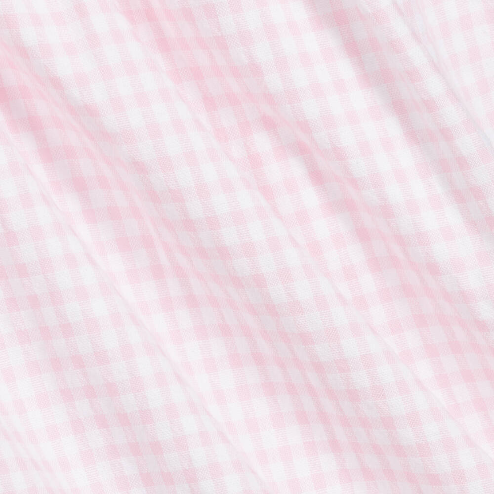 Beatrice & George-Розовый хлопковый песочник для девочек | Childrensalon Outlet