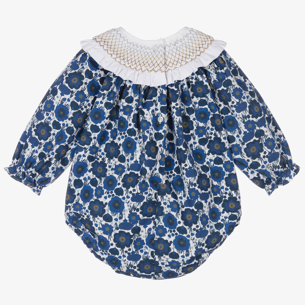 Beatrice & George X Чилдренсалон-Песочник с принтом Sybil со сборками | Childrensalon Outlet