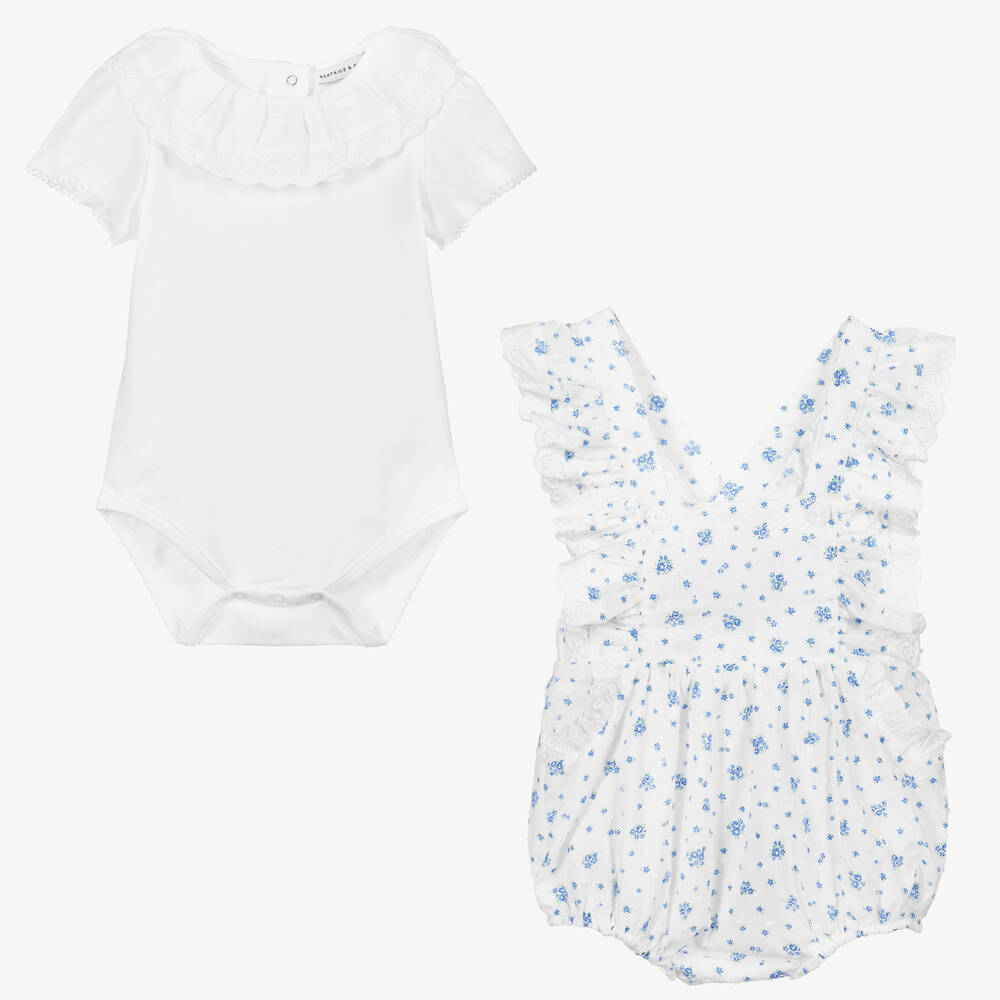 Beatrice & George-Комплект с комбинезоном на бретелях для девочек | Childrensalon Outlet