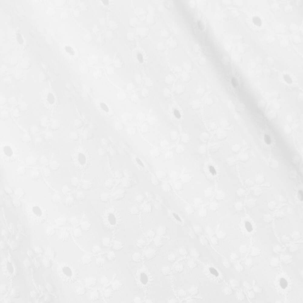 بياتريس آند جورج-طقم فستان برودوري انجليز لون أبيض للمولودات | Childrensalon Outlet