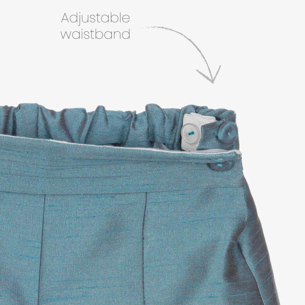 Beatrice & George-طقم بستر أزرق أنيق للأولاد | Childrensalon Outlet