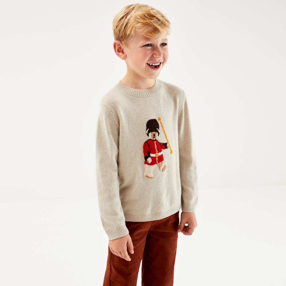 Beatrice & George-Boys Brown Corduroy Trousers | Childrensalon Outlet