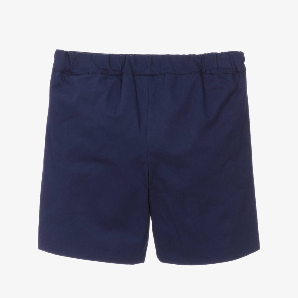 Beatrice & George-شورت تويل كلاسيكي أزرق للأولاد | Childrensalon Outlet
