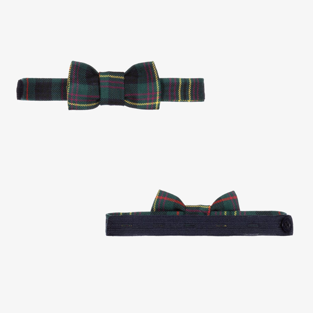 Beatrice & George-Boys Classic Green Plaid Suit | Childrensalon Outlet