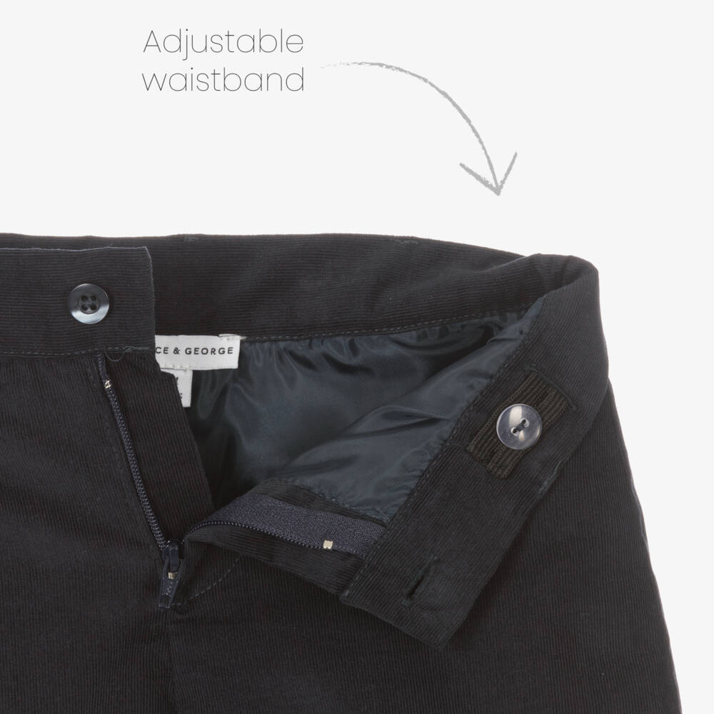 Beatrice & George-Комплект с синими шортами из хлопка | Childrensalon Outlet