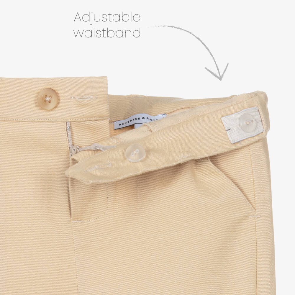 Beatrice & George-Топ и бежевые брюки из хлопка | Childrensalon Outlet