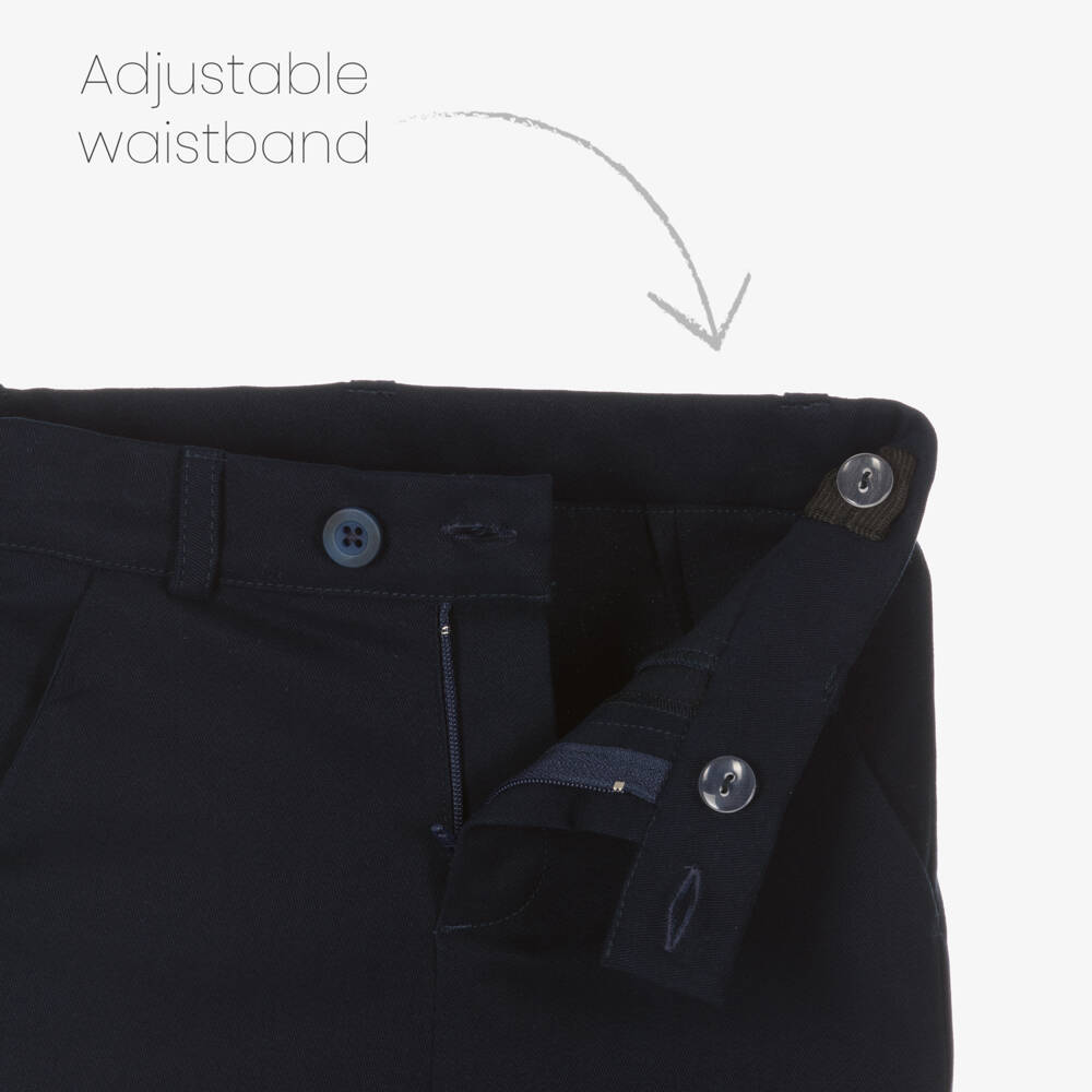 Beatrice & George-Boys Cotton Polo and Trouser Ensemble | Childrensalon Outlet