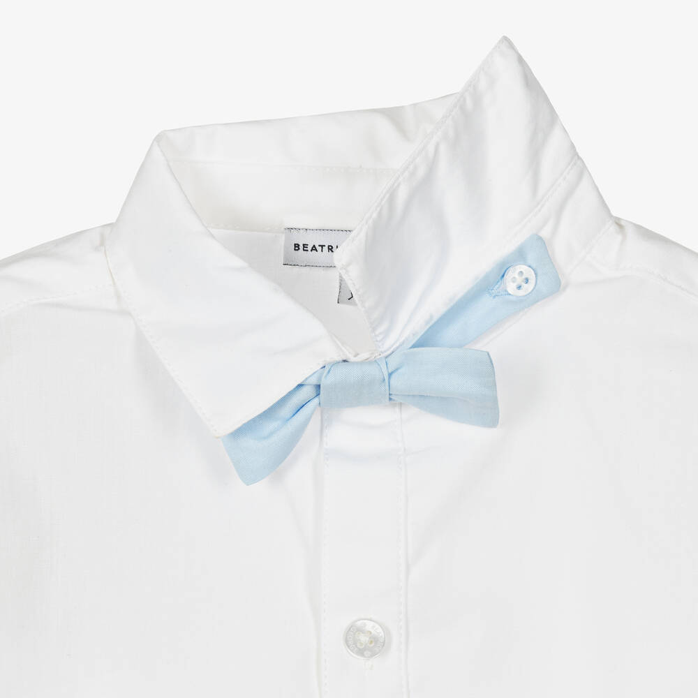 Beatrice & George-Комплект с шортами в серую клетку из хлопка | Childrensalon Outlet