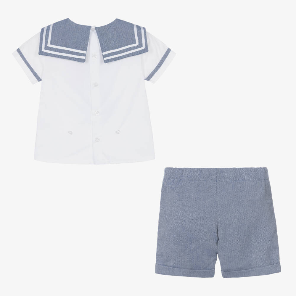 Beatrice & George-Boys Nautical Blue Buster Set | Childrensalon Outlet