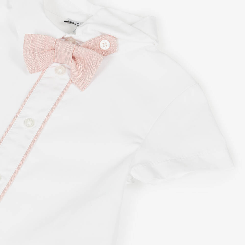 Beatrice & George-Boys Pale Pink Suit Ensemble | Childrensalon Outlet