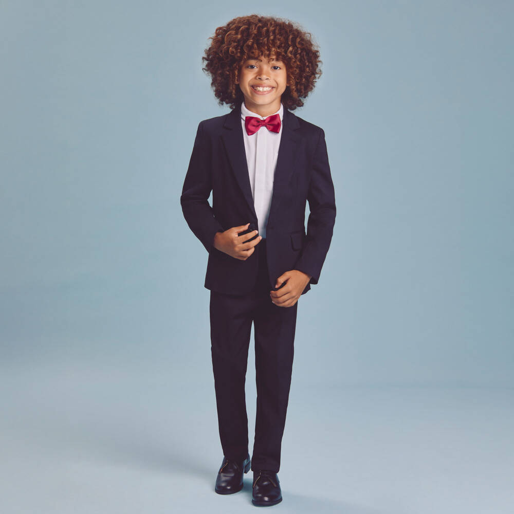 Beatrice & George-Boys Soft White Cotton Shirt | Childrensalon Outlet