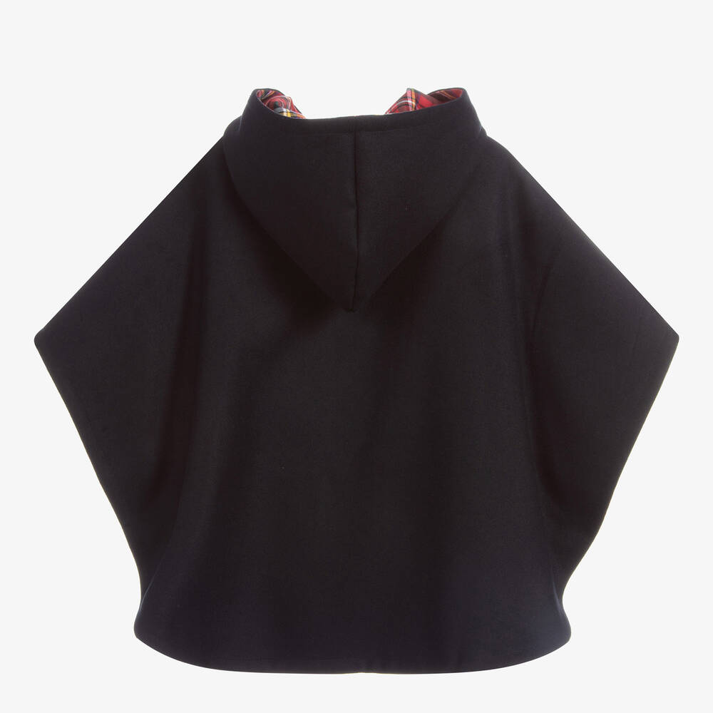 Beatrice & George-Темно-синий кейп для девочек | Childrensalon Outlet