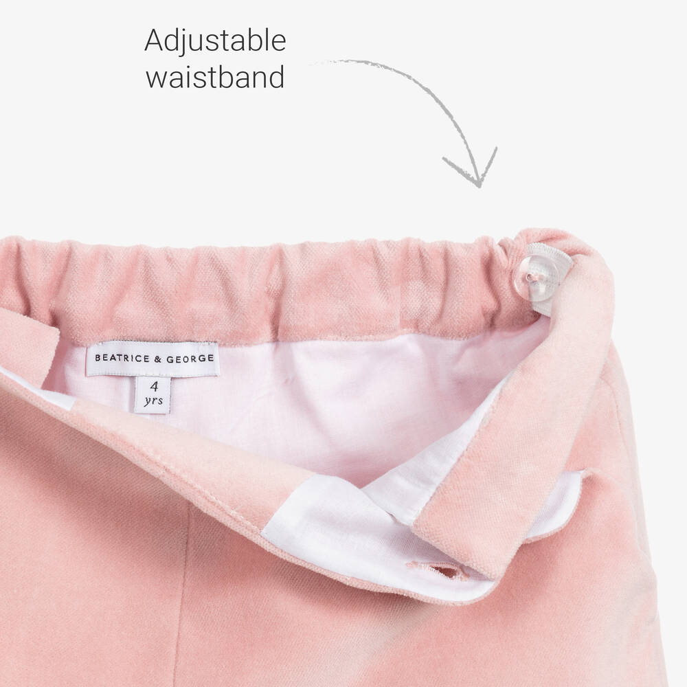 Beatrice & George-Комплект из розового топа с цветочным рисунком и шорт | Childrensalon Outlet