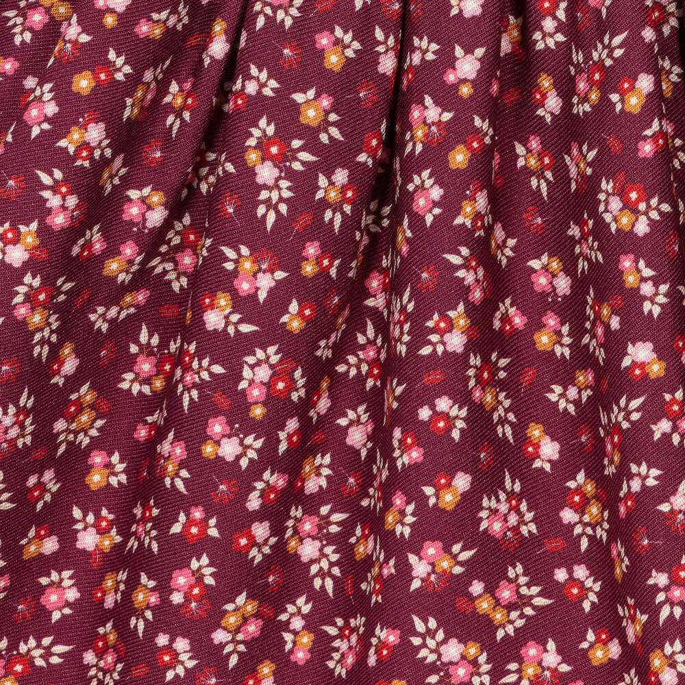 Beatrice & George-Красная вискозная юбка в цветочек для девочек | Childrensalon Outlet