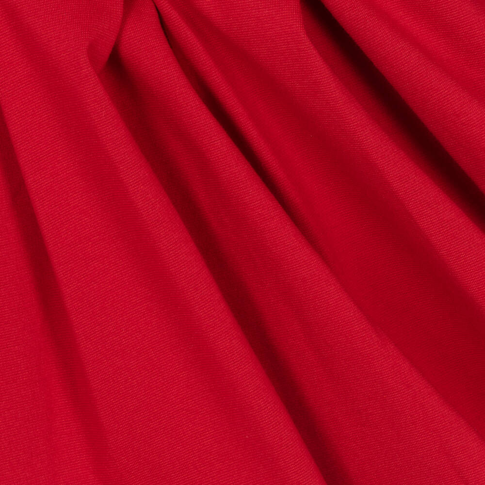 Beatrice & George-Girls Red Milano Jersey Frock | Childrensalon Outlet