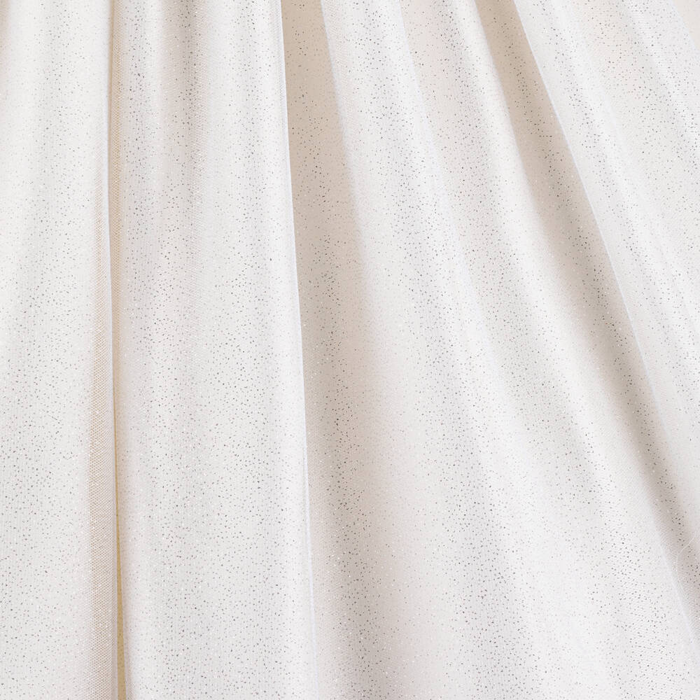 Beatrice & George-Платье из атласа бронзовое и кремовое для девочек | Childrensalon Outlet