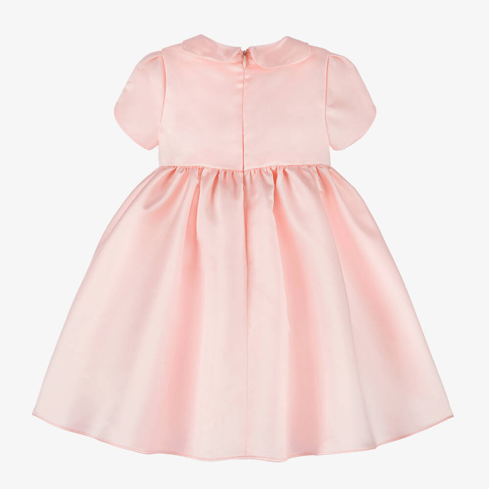 Beatrice & George-Girls Satin Gown with Tulip Sleeves | Childrensalon Outlet