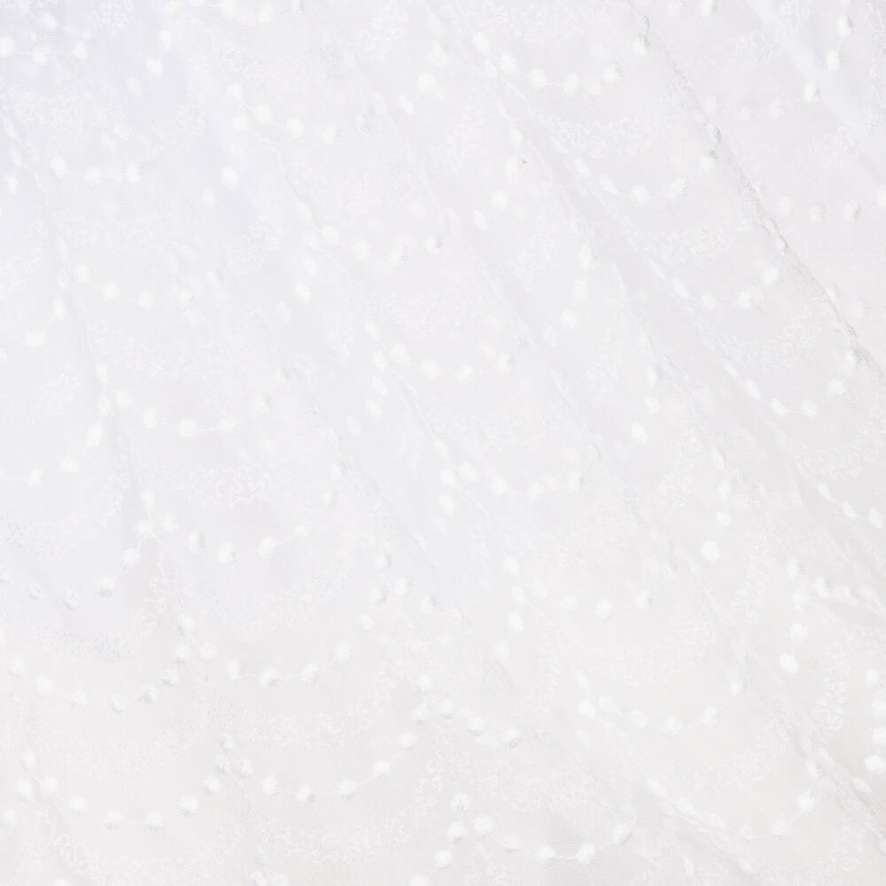 Beatrice & George-Белое платье из тюля с вышивкой | Childrensalon Outlet