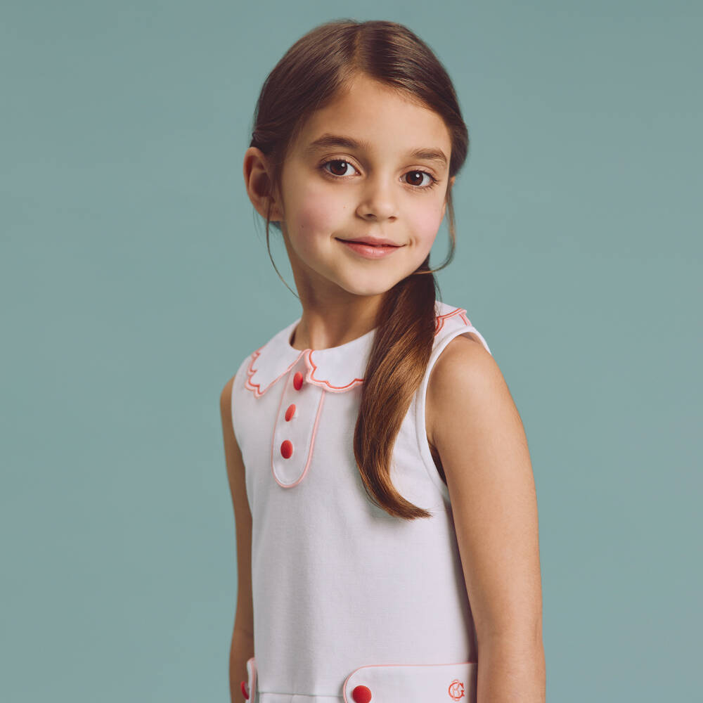 Beatrice & George-فستان ميلانو وردي مزين للبنات | Childrensalon Outlet