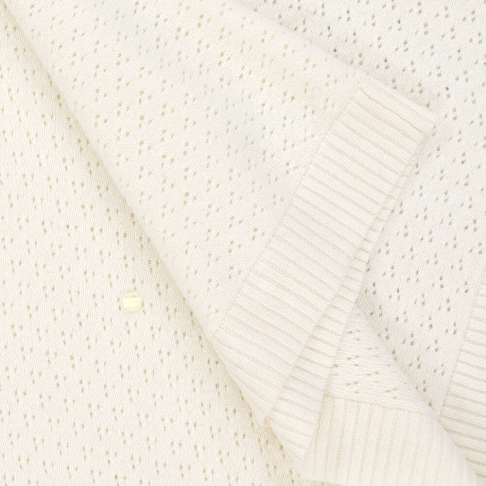 Beatrice & George-Ivory Cashmere Wool Baby Set | Childrensalon Outlet