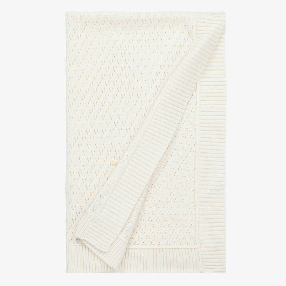 Beatrice & George-Ivory Cashmere Wool Baby Set | Childrensalon Outlet
