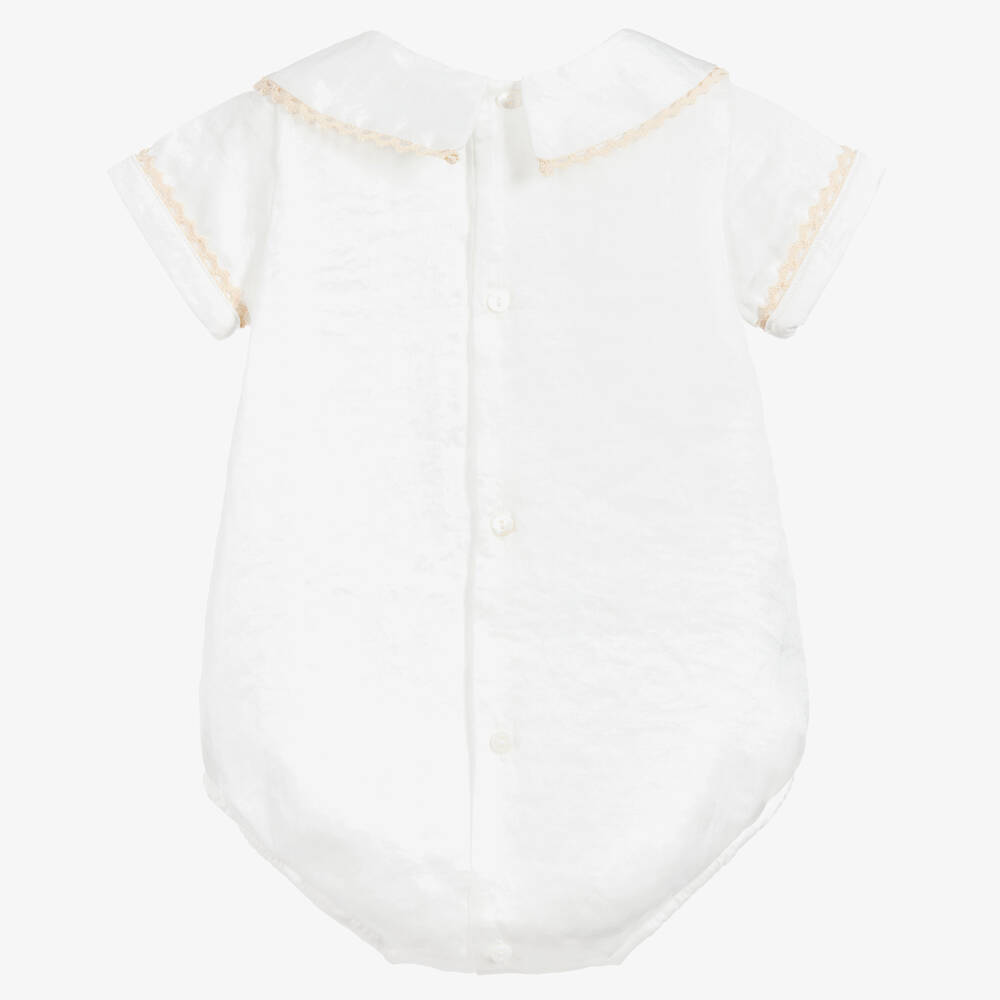 بياتريس آند جورج-بودي سوت لون أبيض للأطفال | Childrensalon Outlet