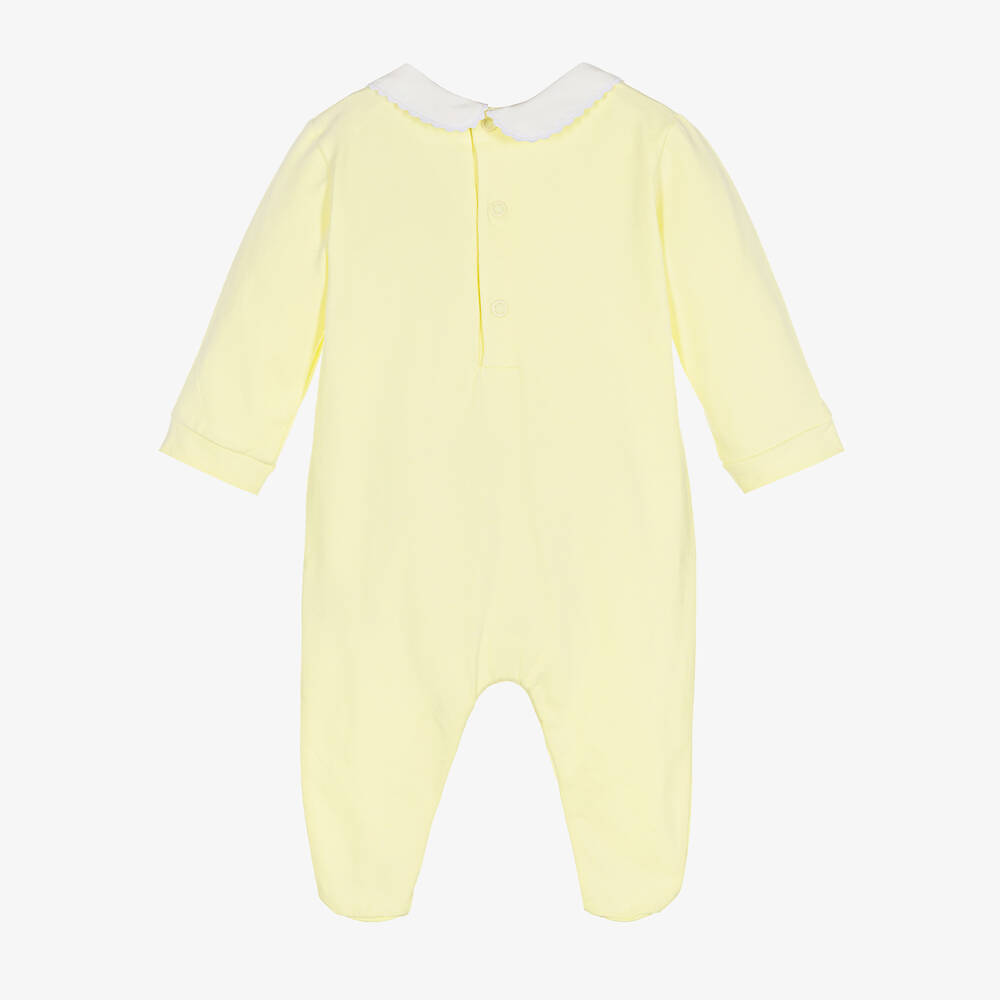 بياتريس آند جورج-بيبي غرو قطن جيرسي لون أصفر للأطفال | Childrensalon Outlet