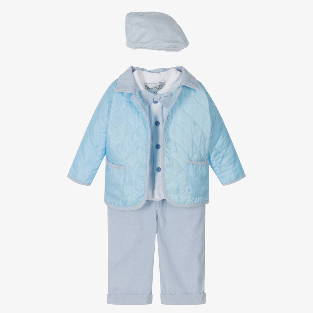 Beau KiD - Baby Boys Blue Outfit Set | Childrensalon