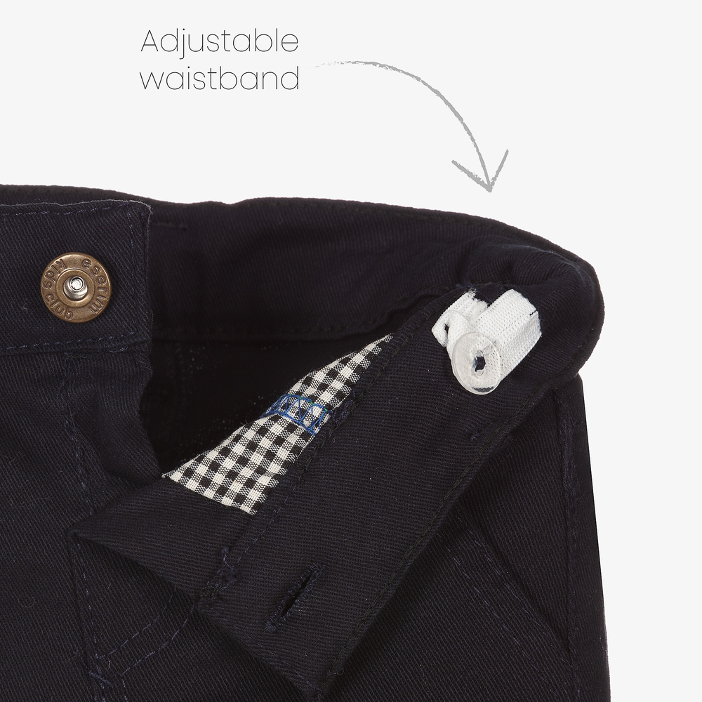 Beau KiD-Baby Boys Blue Trouser Set | Childrensalon Outlet