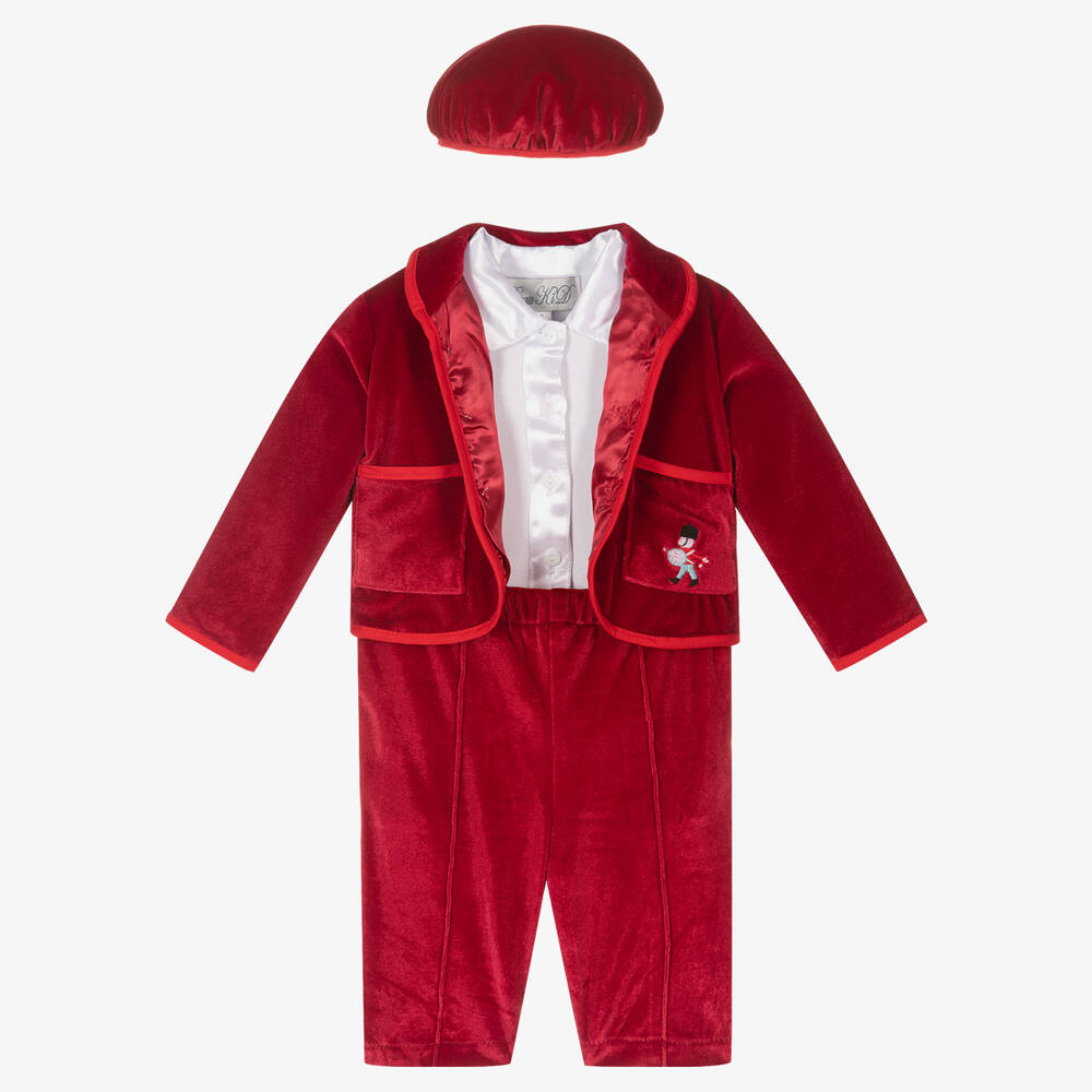 Pantalon rouge bebe 2025 garcon