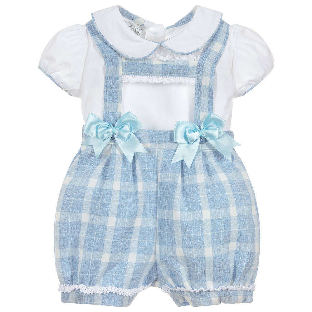 Beau KiD - Baby Girls Cotton Shorts Set | Childrensalon