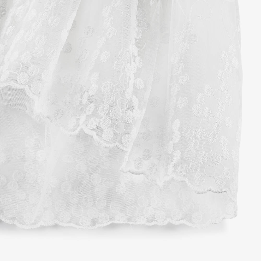 Beau KiD-Baby Girls Ivory Tulle Dress, Headband & Shoes Set | Childrensalon Outlet