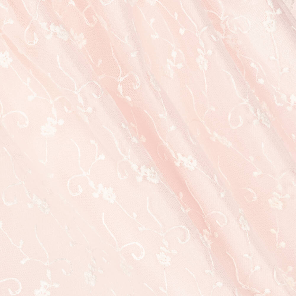 Beau KiD-Baby Girls Pink & Ivory Tulle Lace Dress Set | Childrensalon Outlet