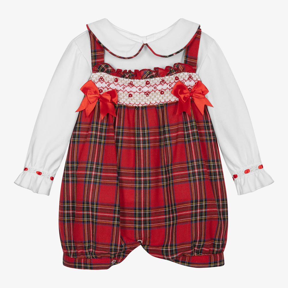 Beau KiD - Baby Girls Red Shortie Set | Childrensalon