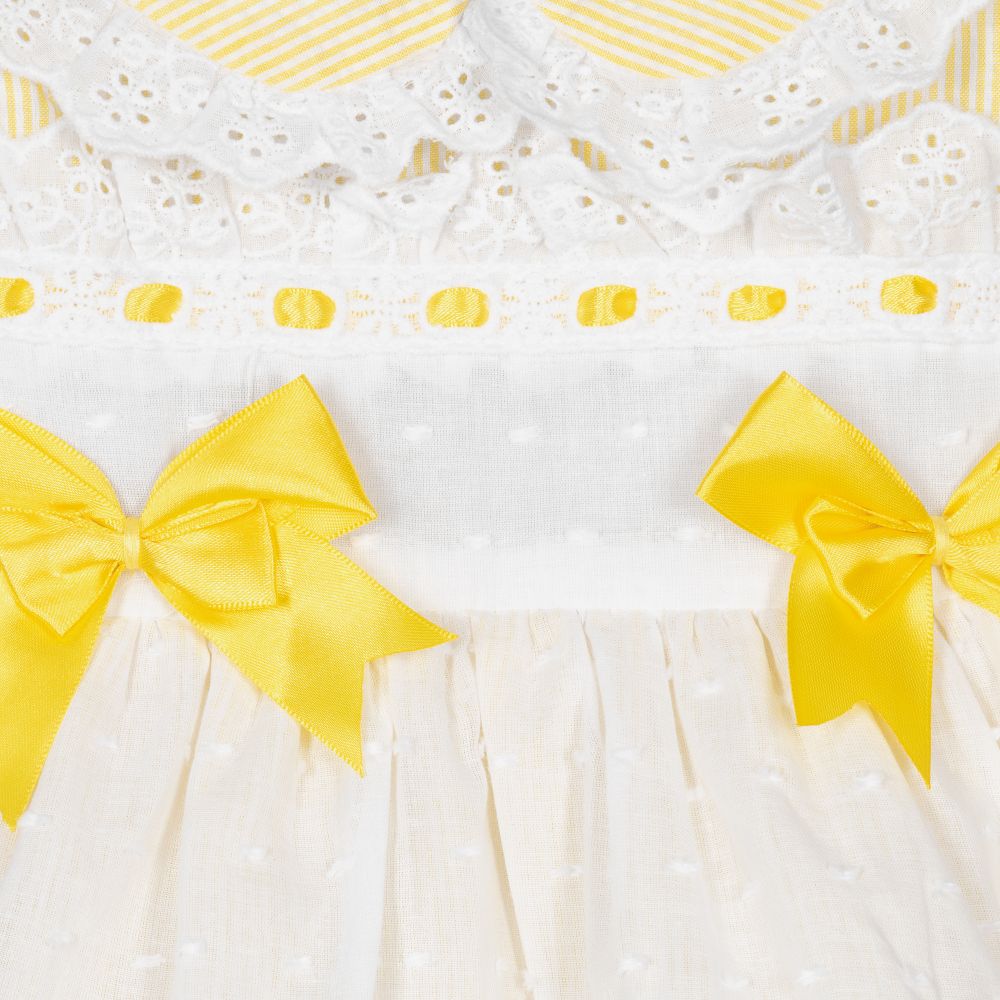 Beau KiD-Baby Girls Yellow Lace Dress | Childrensalon Outlet