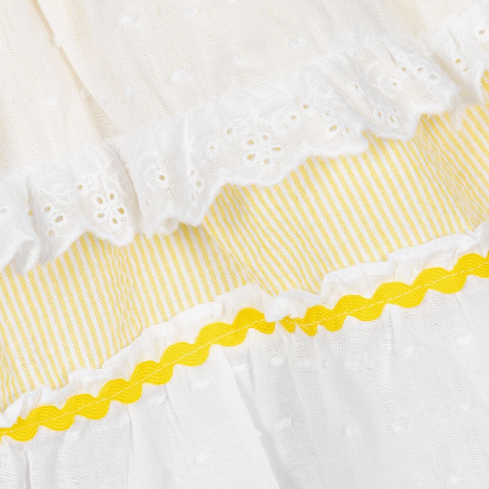 Beau KiD-Baby Girls Yellow Lace Dress | Childrensalon Outlet