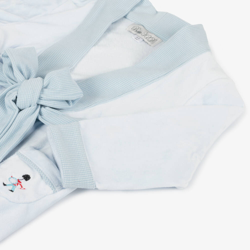 Beau KiD-Boys Blue Pyjamas & Dressing Gown Set | Childrensalon Outlet