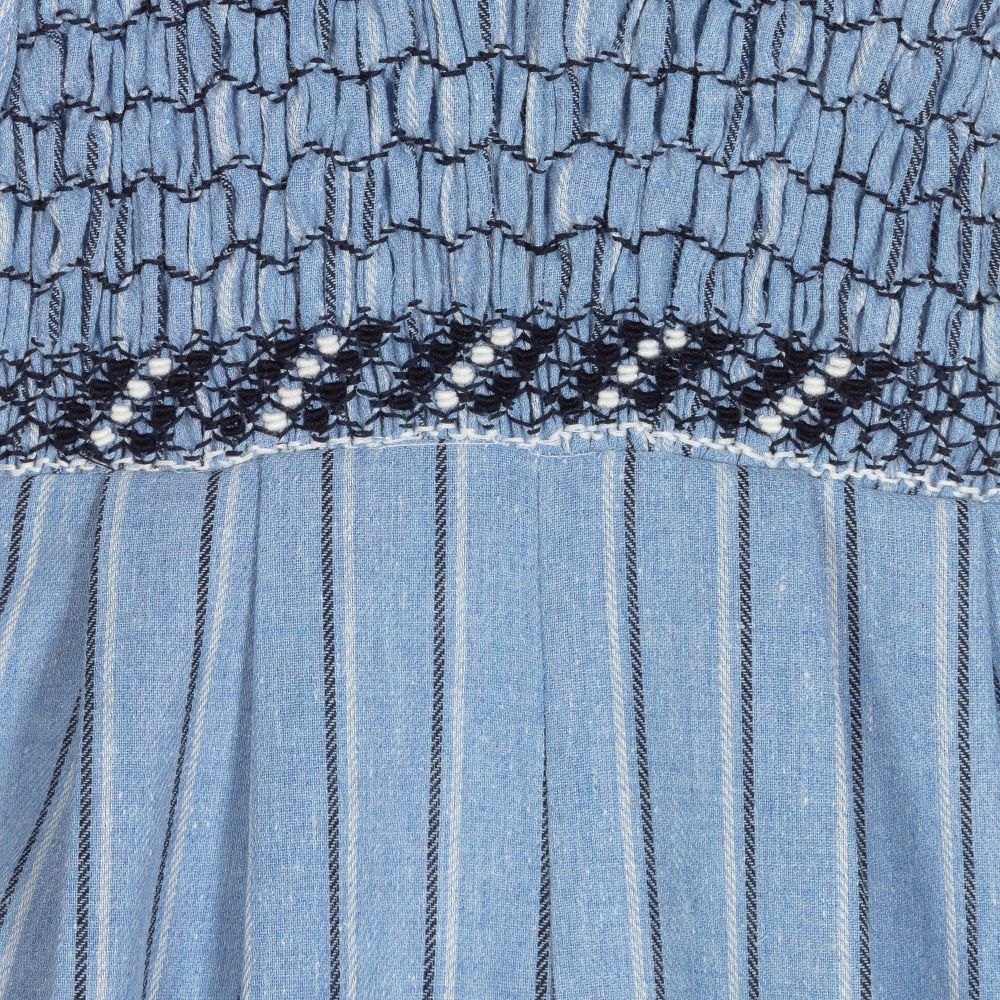 Beau KiD-Boys Blue Striped Babysuit Set | Childrensalon Outlet