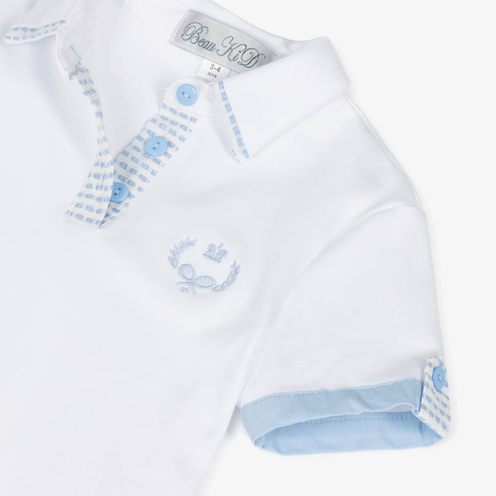 Beau KiD-Шорты трио синие и белые для мальчиков | Childrensalon Outlet