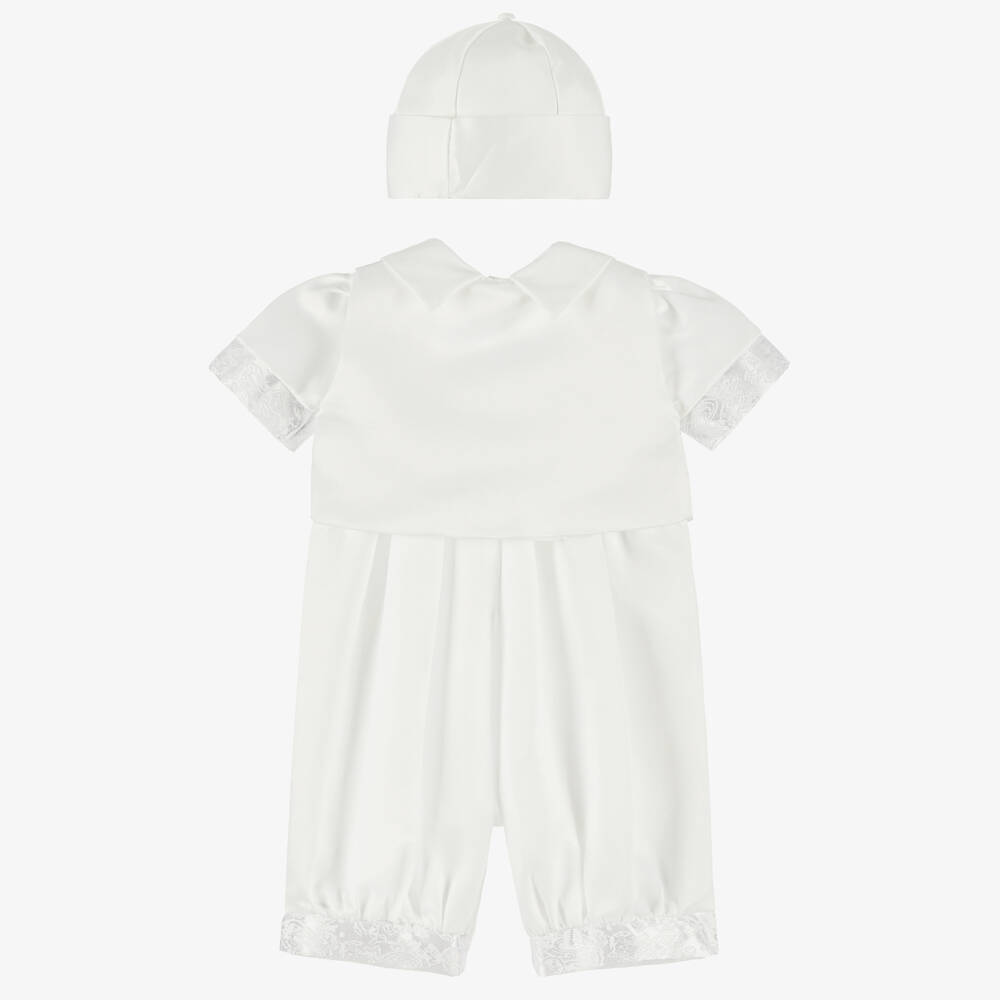 Beau KiD-Элегантный кремовый атласный комплект для мальчиков | Childrensalon Outlet