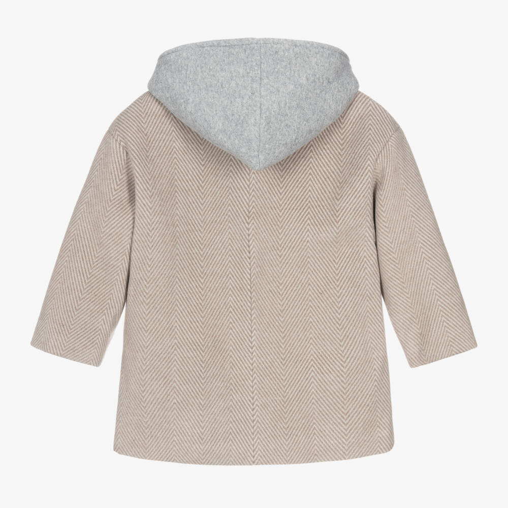Beau KiD-معطف بهودي لون بيج للأولاد | Childrensalon Outlet