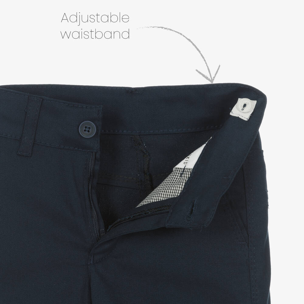 Beau KiD-Boys Navy Blue Trouser Set  | Childrensalon Outlet