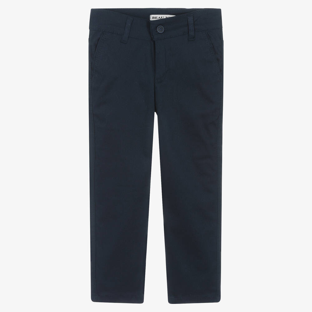 Beau KiD-Boys Navy Blue Trouser Set  | Childrensalon Outlet
