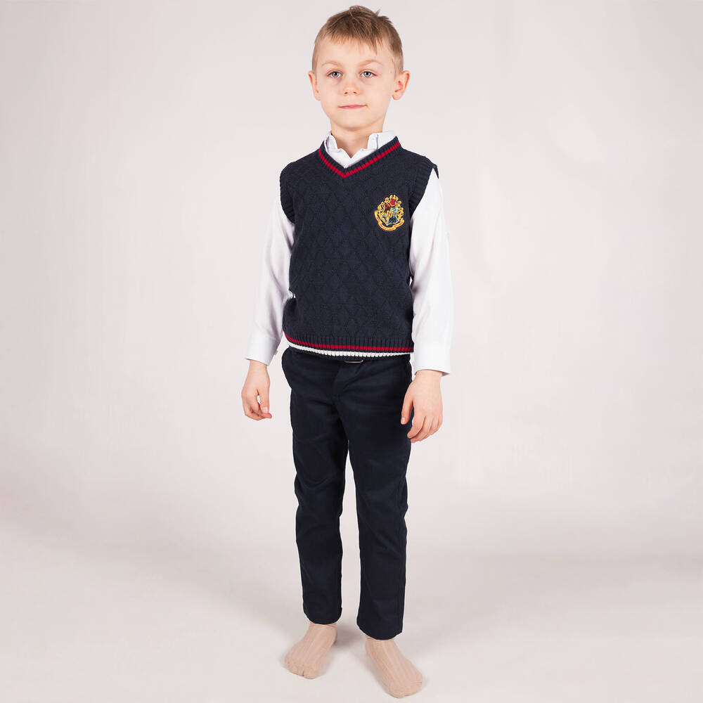 Beau KiD-Boys Navy Blue Trouser Set  | Childrensalon Outlet